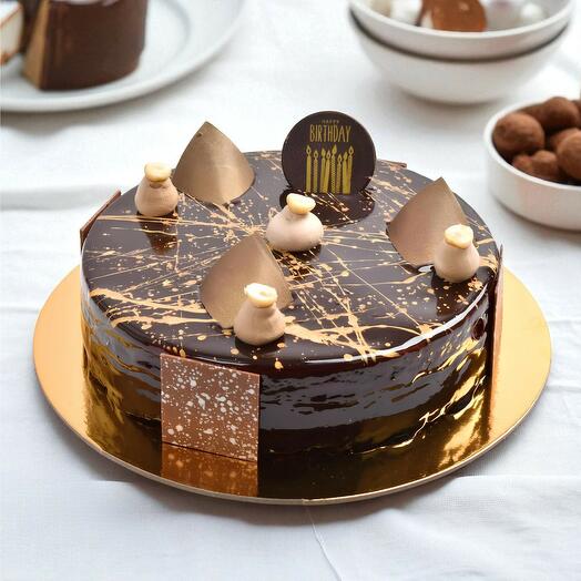 Birthday Rose  ire Cake