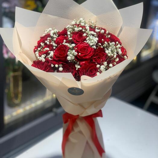 Red Rose Bouquet Elegant
