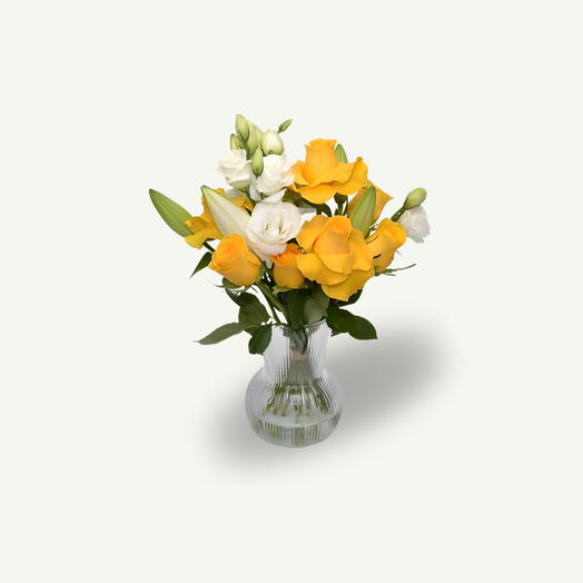 Nova Arrangement in a Clear Vase