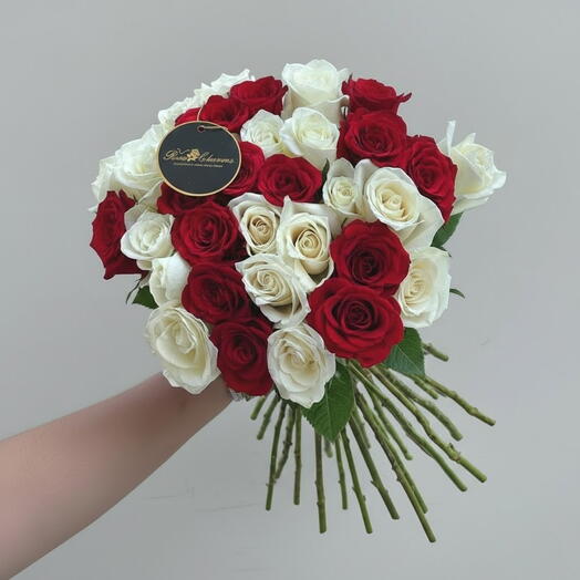 Bouquet Neige Rouge 101