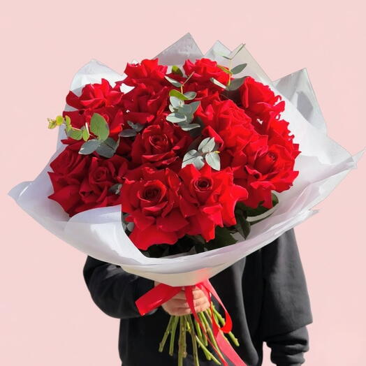 20 red rose bouquet
