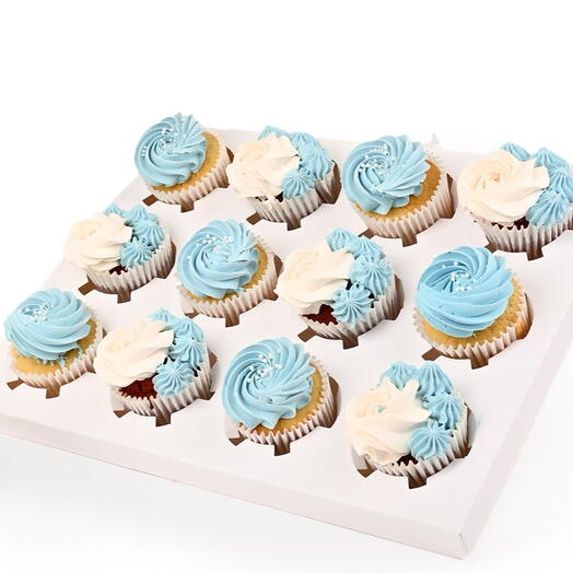 Капкейки «Думаю о тебе», 12 шт., подарочная коробка