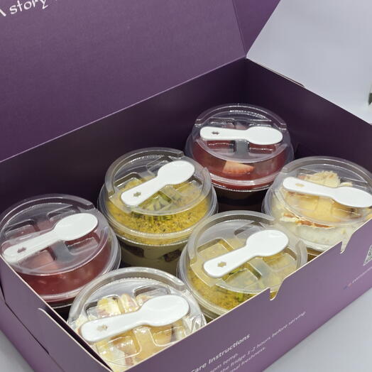 Assorted Pudding Box (Box of 6 Jars)