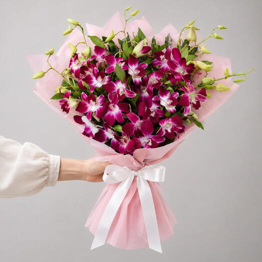 Purple Orchid Bouquet