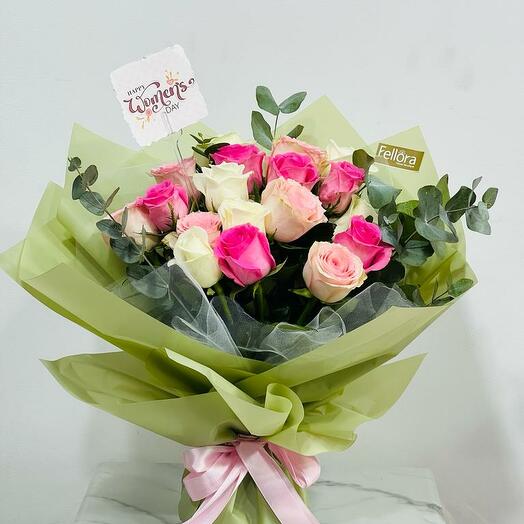 Симфония румяных роз 3762