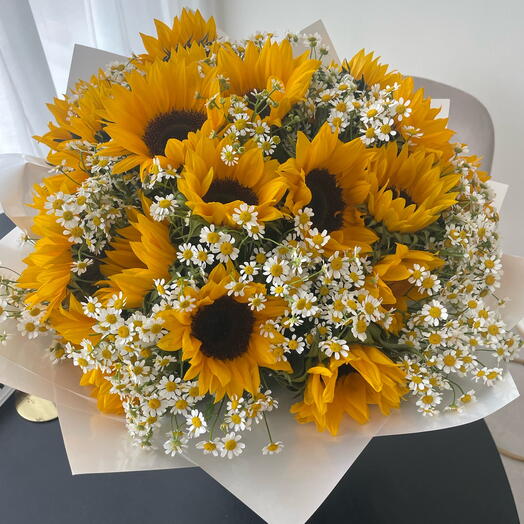Sunflowers bouquet