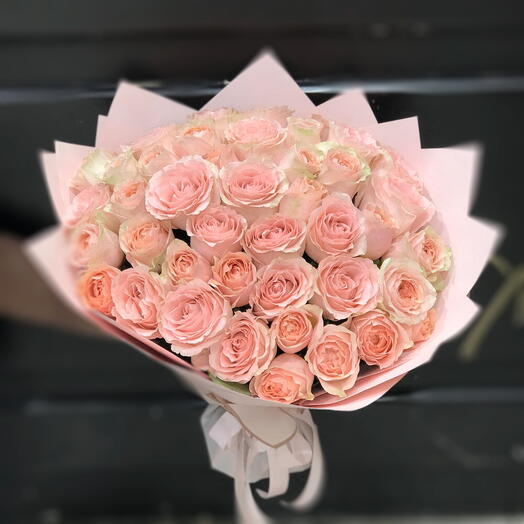 Bouquet de rêve rose-pêche
