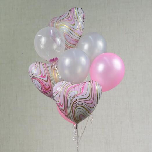 Набор розовых воздушных шаров A
