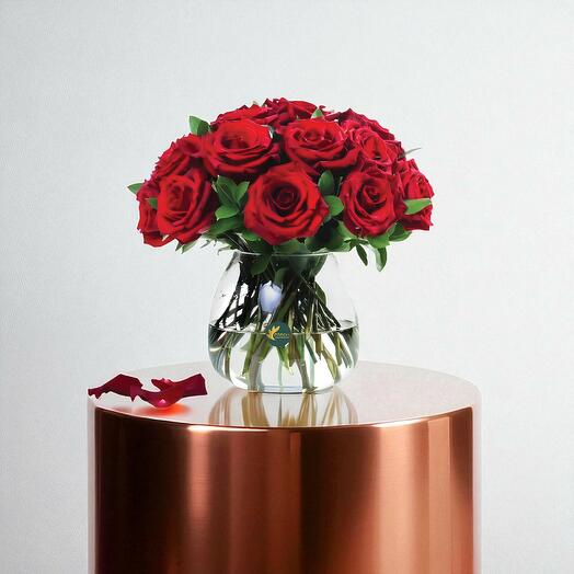Ravishing 24 Red Roses