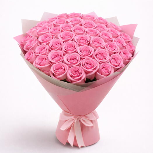 51 Premium Pink Roses – Luxury Bloom