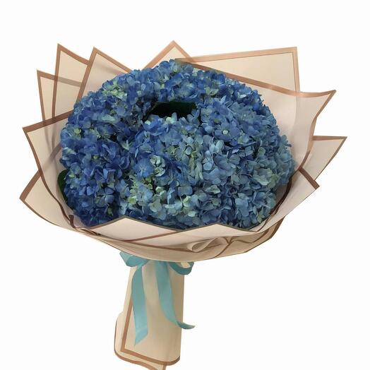 Blue Hydrangea bouquet