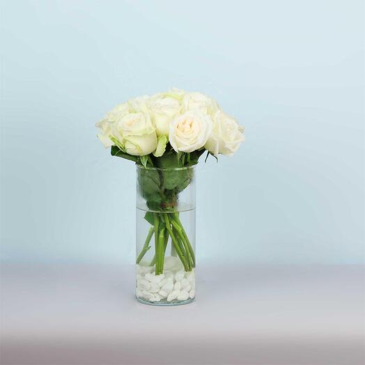 Ваза Ohara с розами