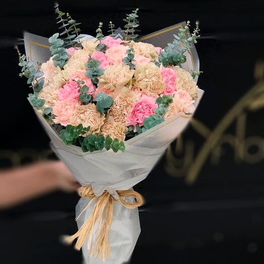 Pastel Carnations Bouquet