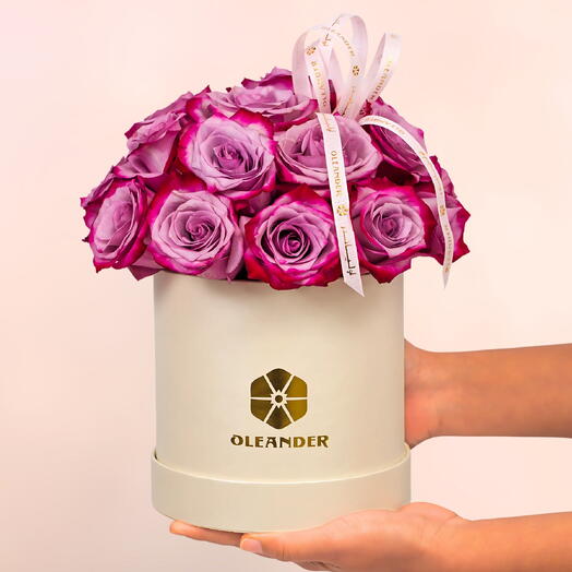 PURPLE ROSE BOX COUTOURE