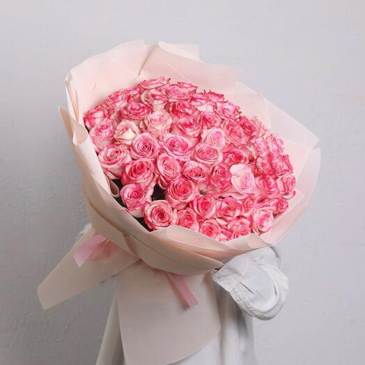 51 Pink Rose Bouquet