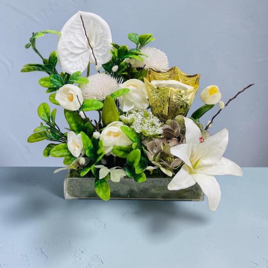 ARTICIFICIAL - Golden Serenity Bloom