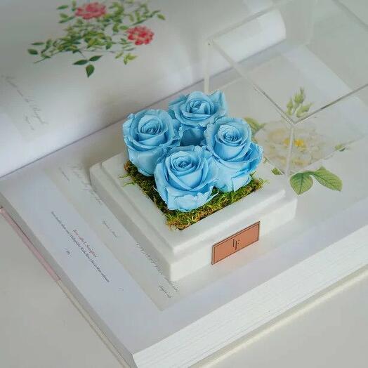 Marble Light Blue Infinity Quatro