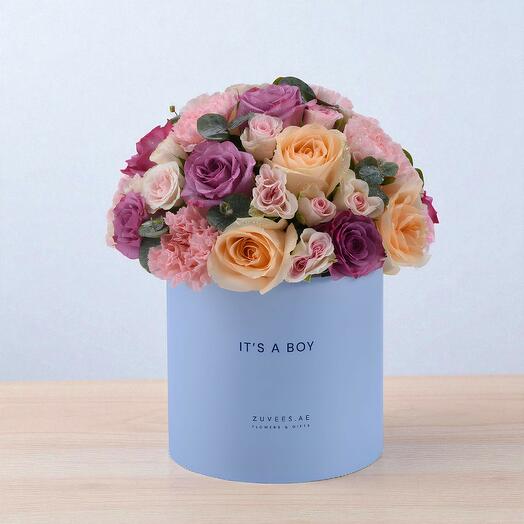 Коробка для румян и лаванды для младенцев-мальчиков