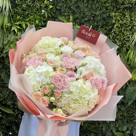 Pink and White Charm Bouquet