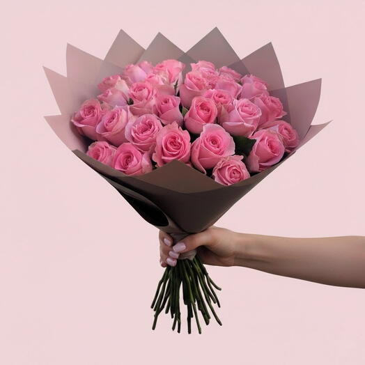 30 pink rose bouquet 1321