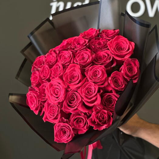Velvet Obsession 40 Red Roses Bouquet