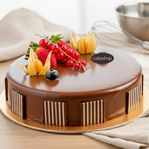 كعكة ترافل الشوكولاتة البلجيكية خالية من البيض (1 كغ)