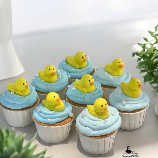 Edible Duck cupcakes 8 pcs