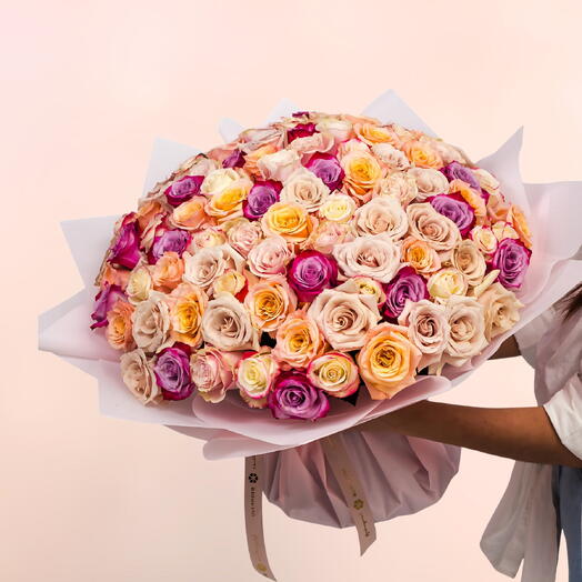101 PASTEL ROSE BOUQUET