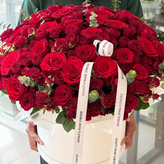 Flowers in a box On fire