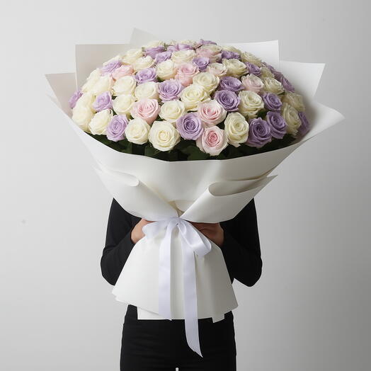 Maxi_ Luxurious fixed Roses Bouquet For Anniversary or Birthday