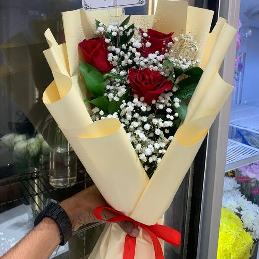 Red rose bouquet 6