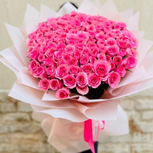 101 Pink Roses Bouquets-522