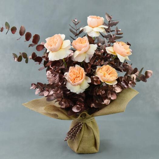 Garden Rose Splendour Bouquet