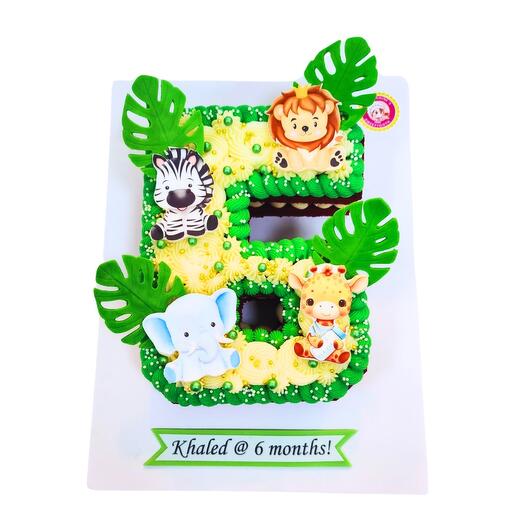 САФАРИ ЖИВОТНЫЕ ДЖУНГЛЕЙ - ТОРТ ЛЕВ 13