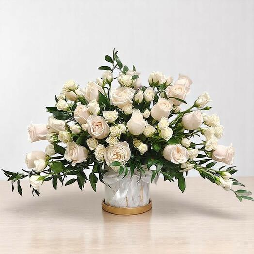 Цветы в коробке