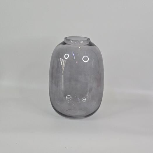 Серая хрустальная ваза