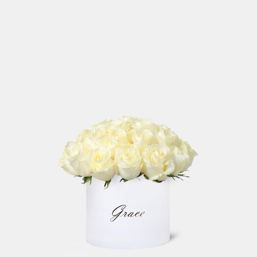 White Roses Large in Box