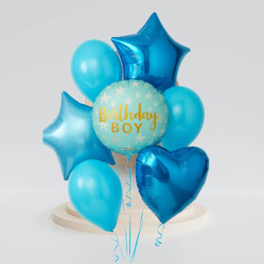 Набор из 8 воздушных шаров «Звезды на день рождения»