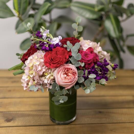 Mixed flower Premium vase  arrangement