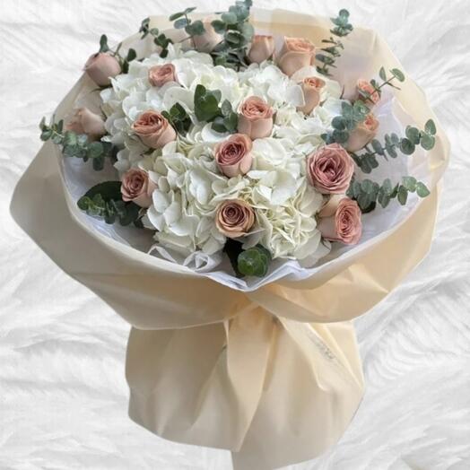 Цветочная гортензия