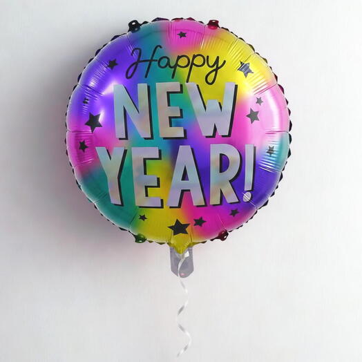 Happy New Year Helium Balloon