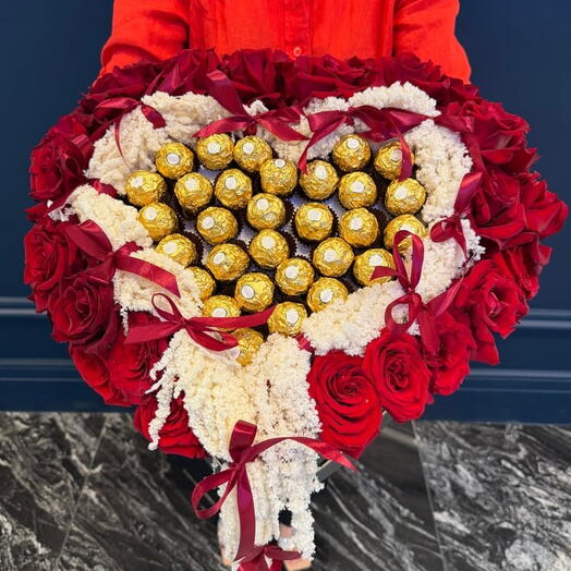 composition florale "Pour la plus douce"