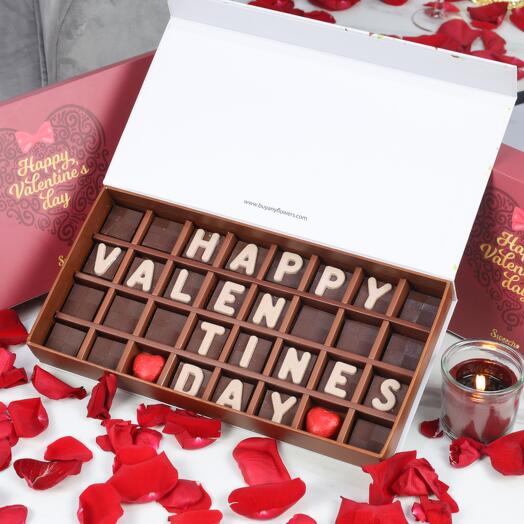Шоколадные конфеты ко Дню святого Валентина от Sweecho