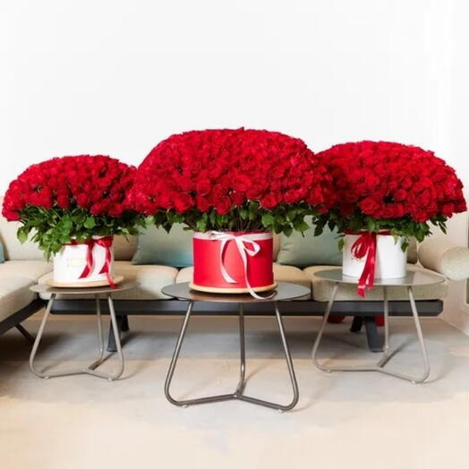 Букет «Багряное трио»️️️