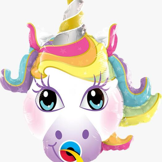 Ballon en mylar en forme de licorne