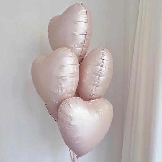 Нежно-розовое сердце