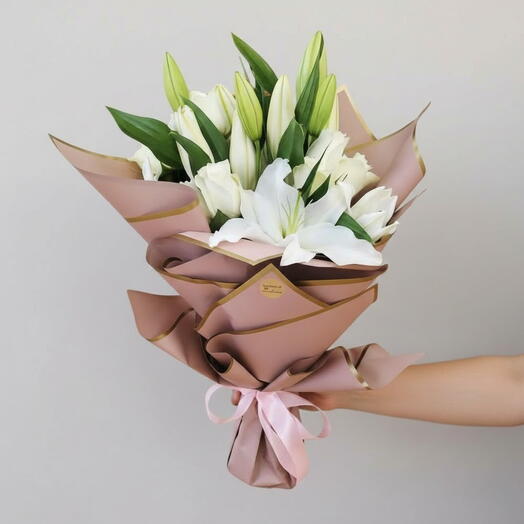 Смешанный букет «Счастливое цветение»