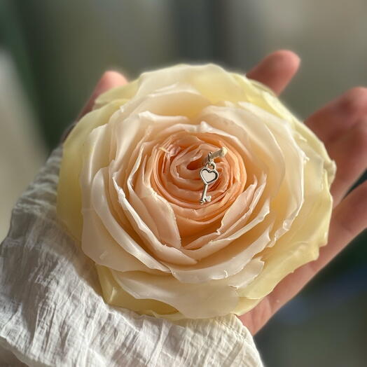 Rose made of 100% beeswax