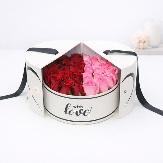 Dual Love Roses Surprise Box
