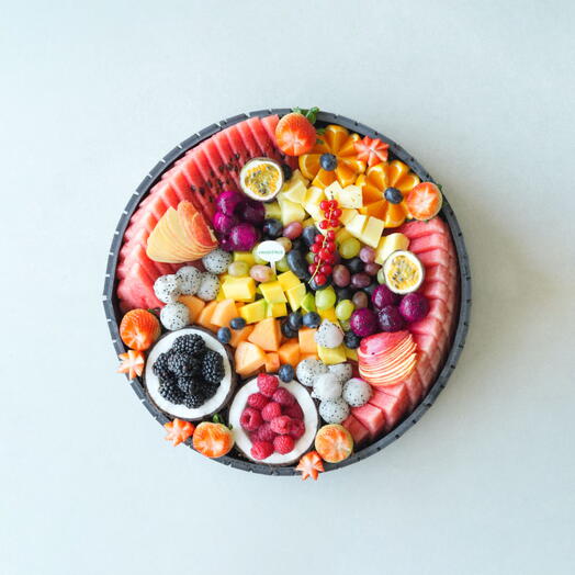 طبق الفواكه اللذيذة